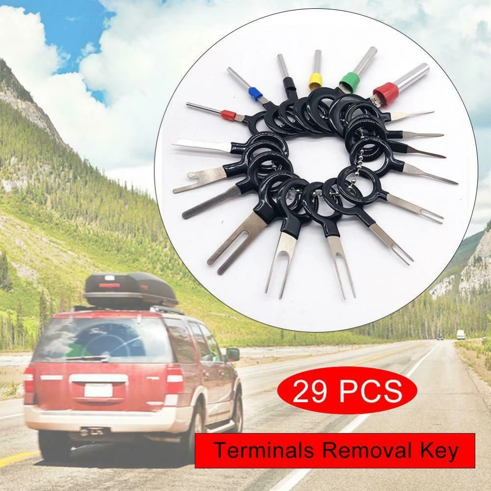 Set de herramientas para desmontar terminales de cableado en vehículos