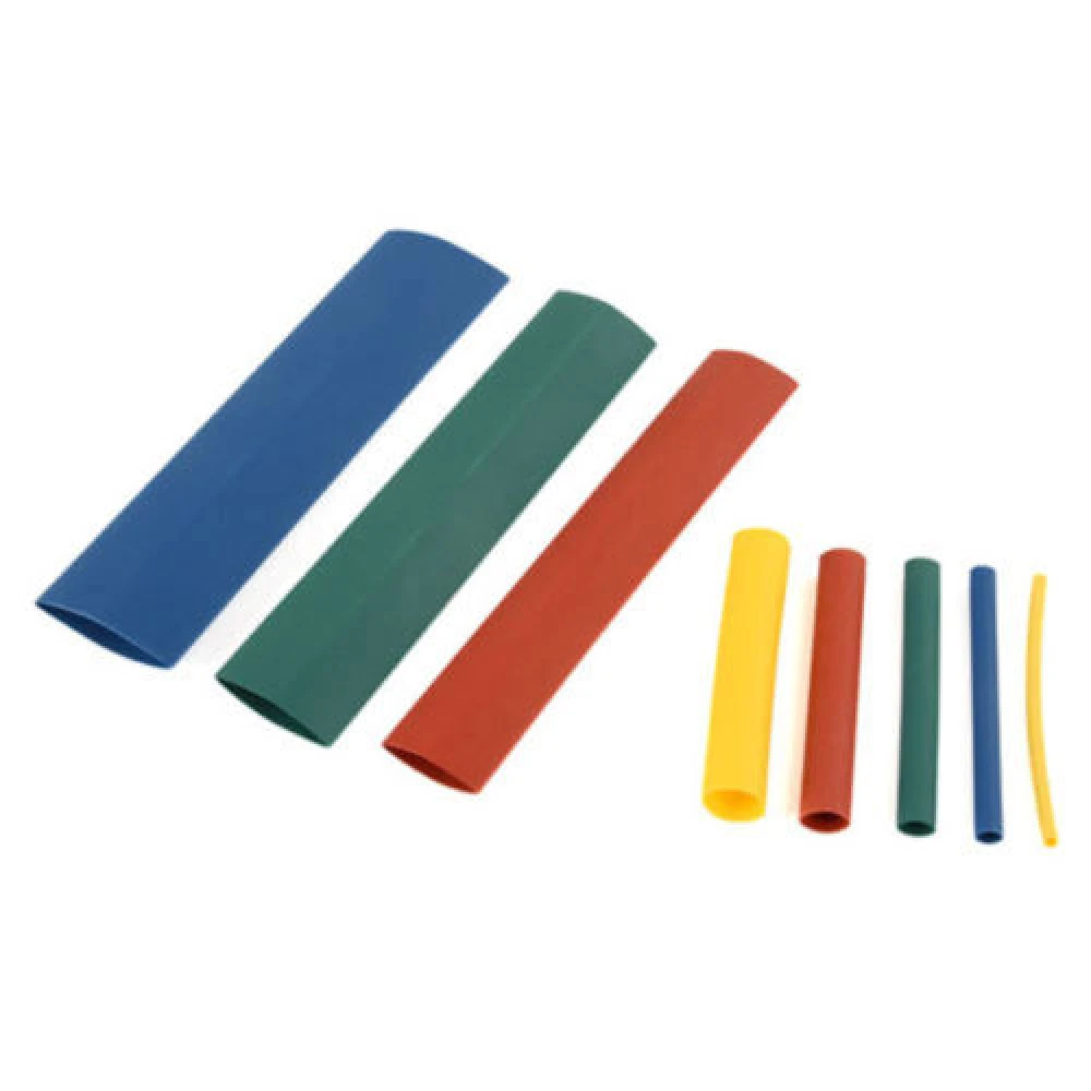 Tubos termorretractiles satkit en caja con 328 piezas variadas