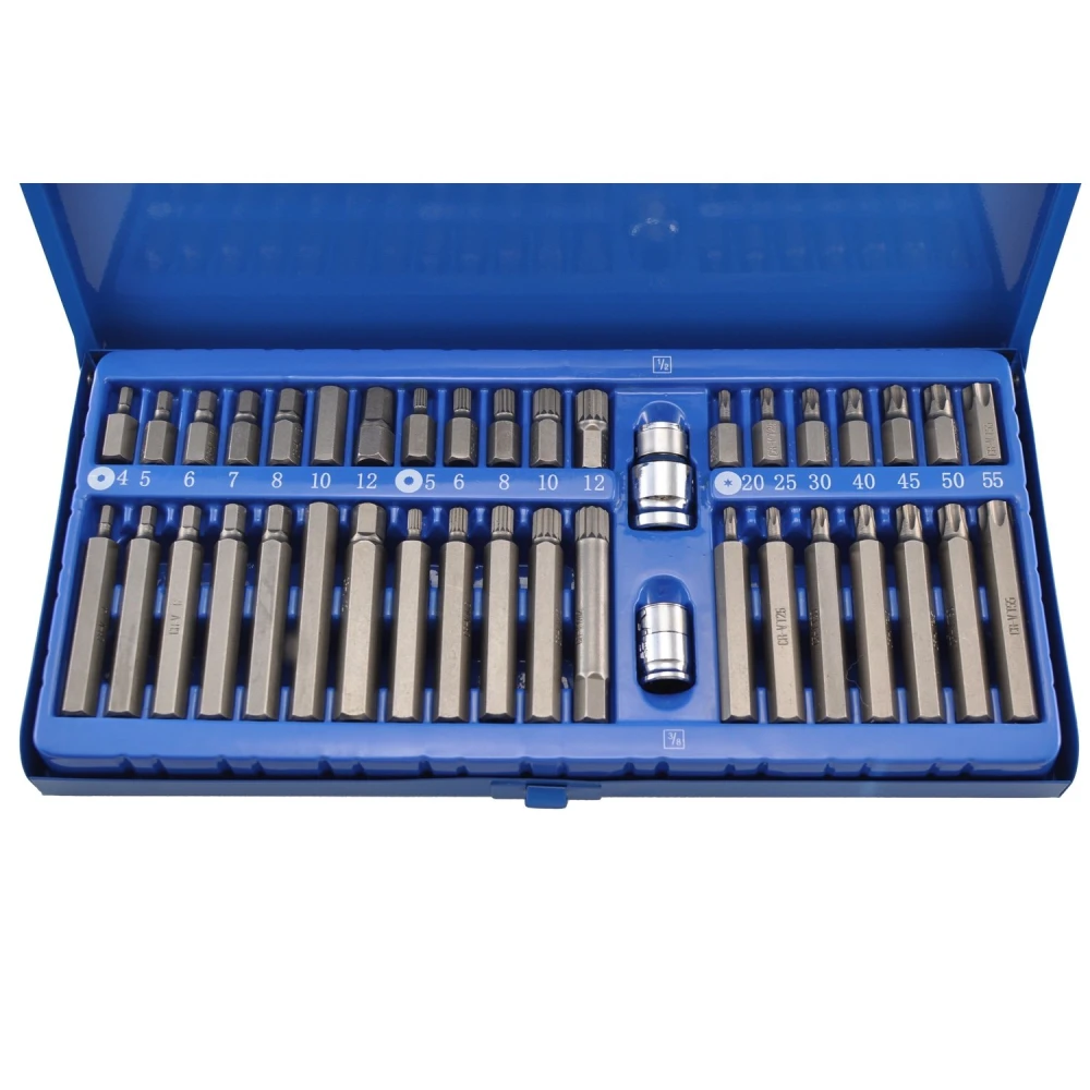 Set de puntas Torx y hexagonales para herramientas de coche