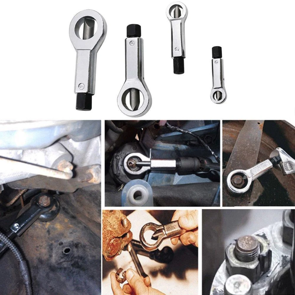 4-osaline metallist käsitsi mutrikeeraja komplekt TSX TOOL