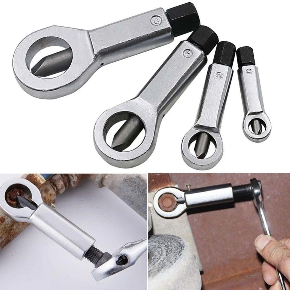 4-osaline metallist käsitsi mutrikeeraja komplekt TSX TOOL