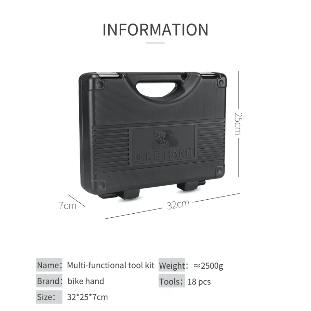 Bikehand 18-ühes jalgrattatööriistade komplekt