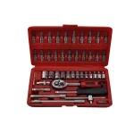 1/4 kuuskant padrunvõtmete komplekt 46 osa TSX TOOL autole ja koduseks tööks