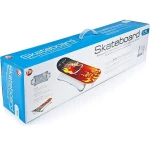 Vista del skate para Wii Fit BalanceBoard en uso con consola Nintendo Wii