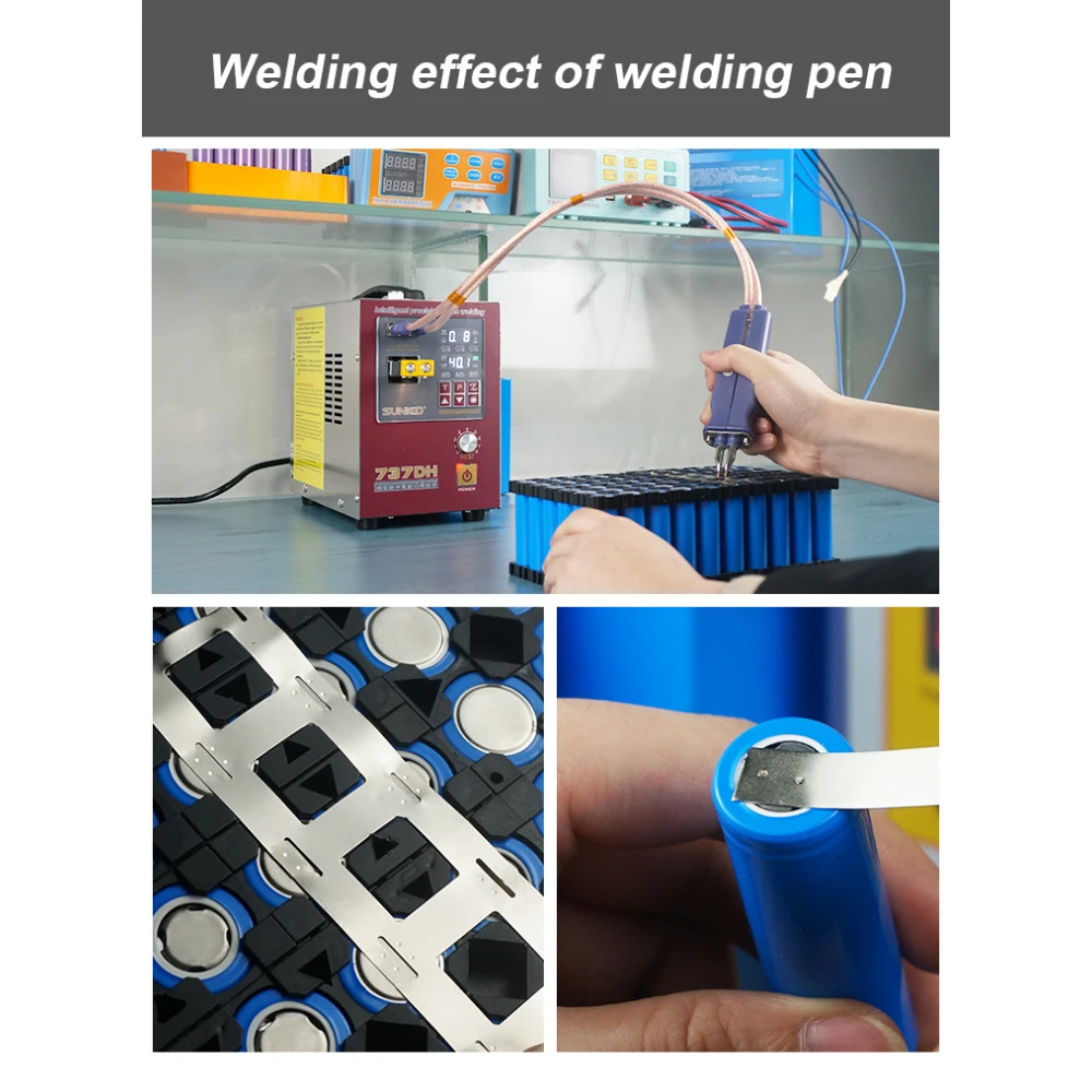 Sunkko 737DH punktkeevitusseade liitiumakude ehitamiseks 18650 14500 21700