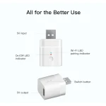 SONOFF Micro nutikas USB WiFi adapter kaugjuhtimiseks ja automatiseerimiseks