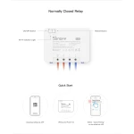 Vista frontal del interruptor inteligente SONOFF Pow R3 con monitorización energética