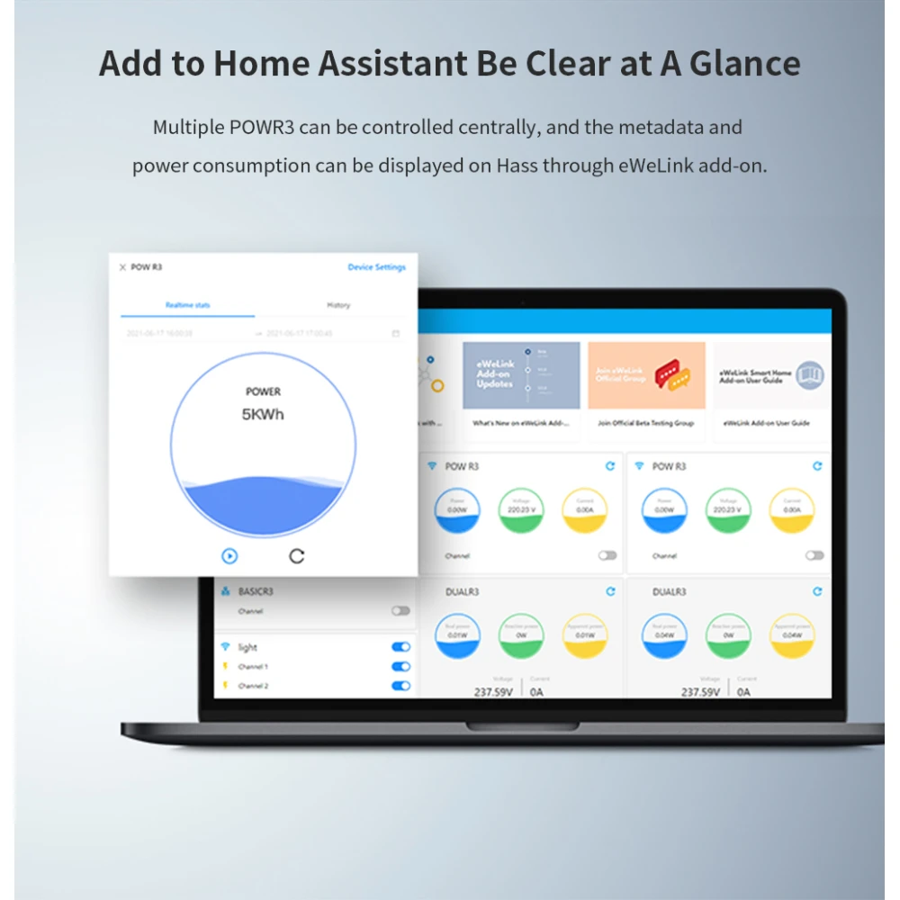 SONOFF Pow R3 - nutikas WiFi lüliti energiaseirega