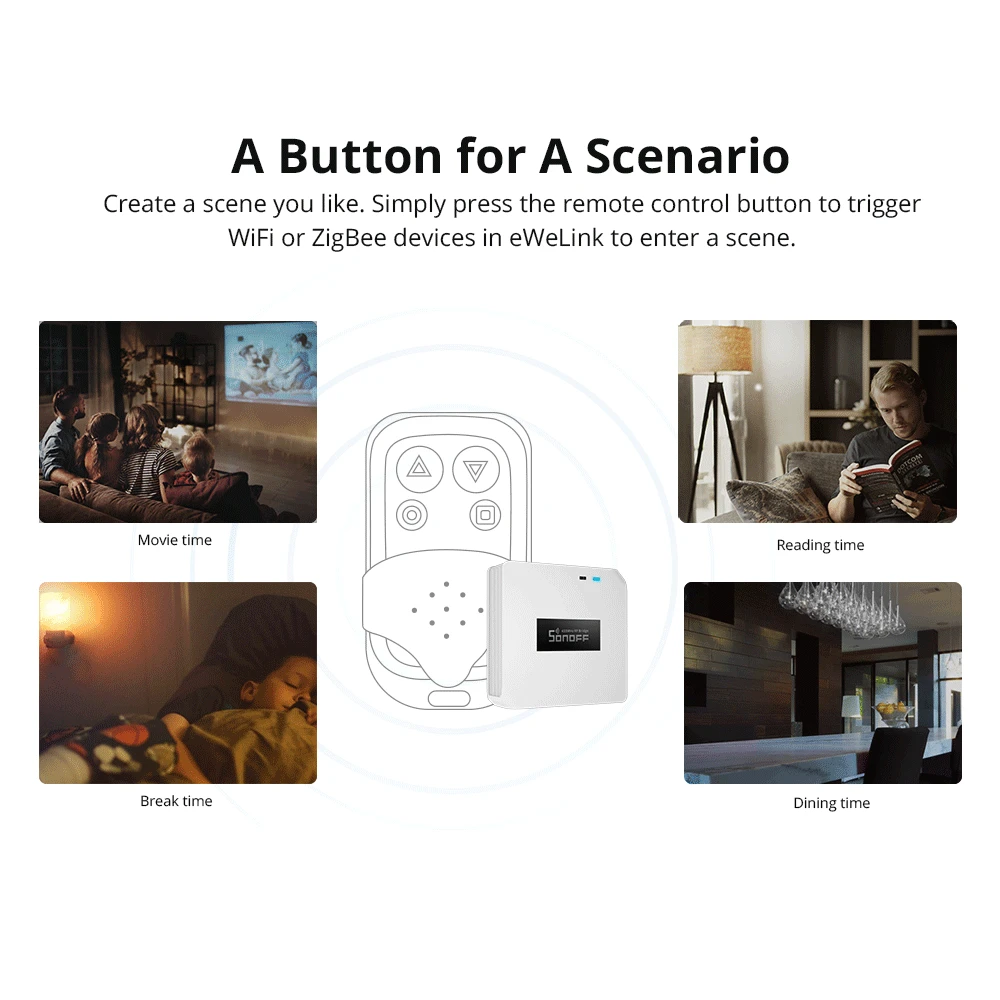 Sonoff RF Bridge R2 433MHz WiFi - RF ja WiFi sild