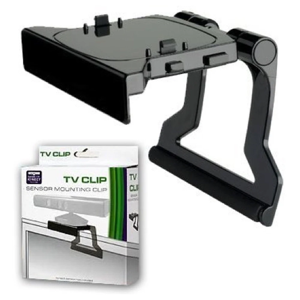 Kinect Xbox 360 TV-kinnitus musta klambriga