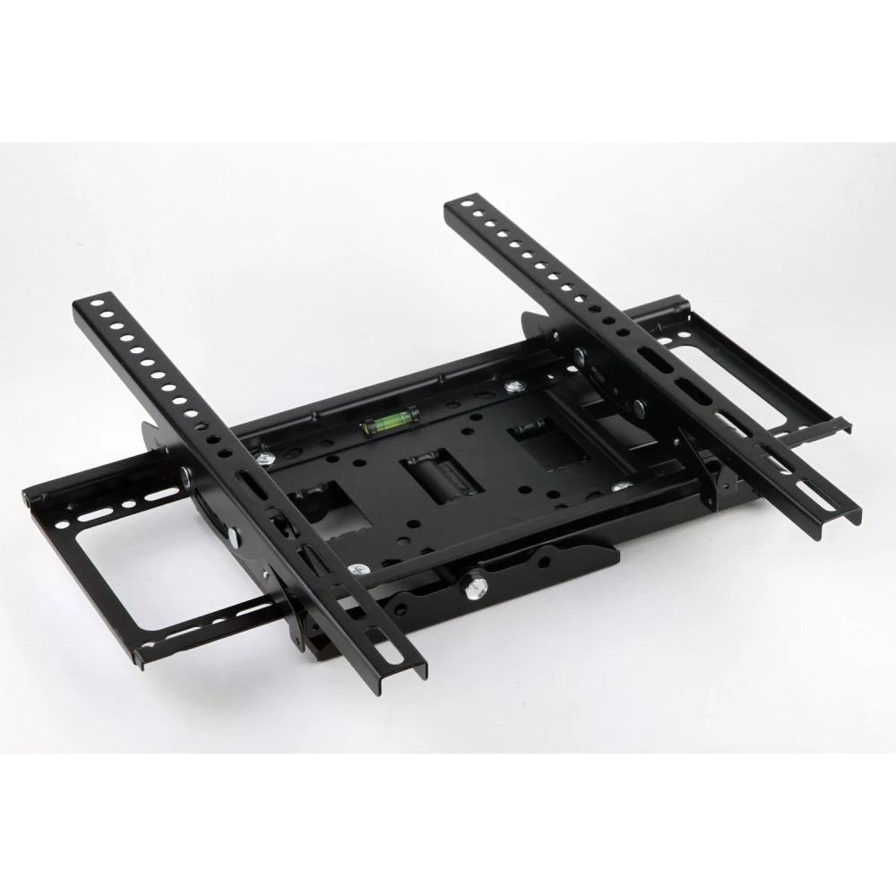 Soporte TV pared articulable negro metalizado compatible con VESA 200x200 y 400x400