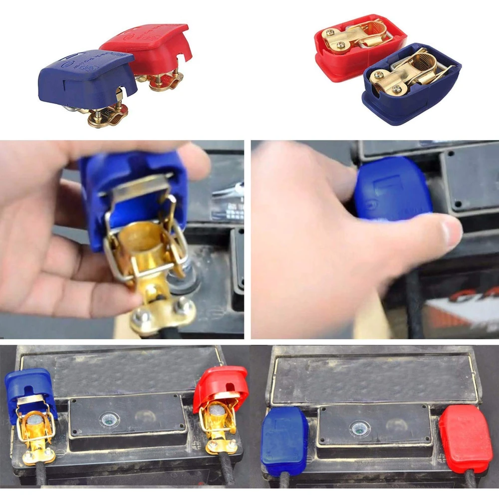 Kiirühendusega 12V akuklemmid sõidukile, veoautole ja paadile