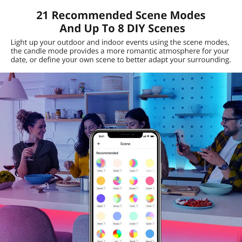 SONOFF L2 Lite WiFi nutikas LED-riba 5 meetrit puldi ja äpiga