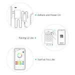 SONOFF L2 Lite WiFi nutikas LED-riba 5 meetrit puldi ja äpiga