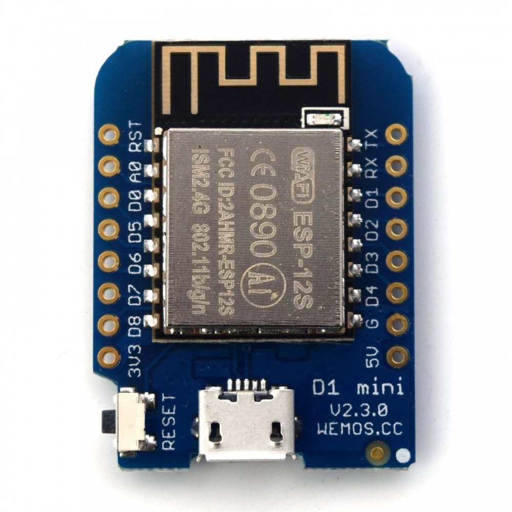 Wemos D1 Mini NodeMCU WiFi ESP8266 arendusplaat